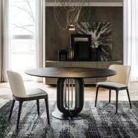 Quality Artistic Marble Ceramic Dining Table , Timeless Dining Table With 8 Seat for sale