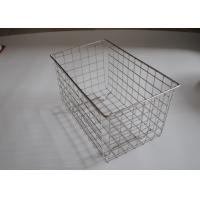 China 304 Stainless Steel Metal Storage Basket For Medical Sterilization factory