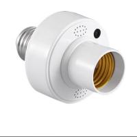 China Voice Control E27 Led Light Bulb Holder Screw Universal Switch Control Bulb Base factory
