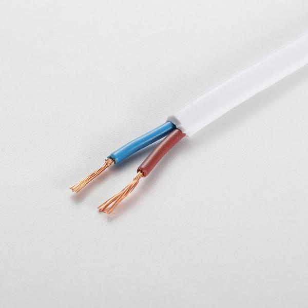 Quality 1.5mm Sq Electrical Flat Wire Power Cable Fireproof Anti Insulation for sale