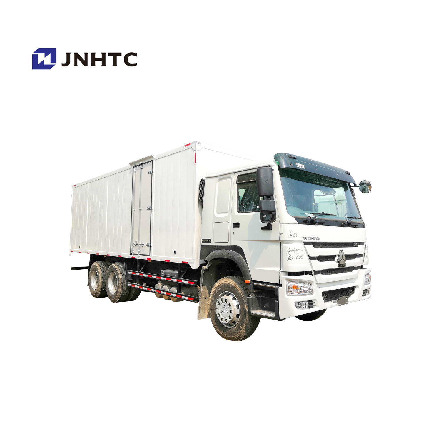 China Sinotruk Howo 25 ton 10 Wheels Van Cargo Box Truck For Nigeria Market factory
