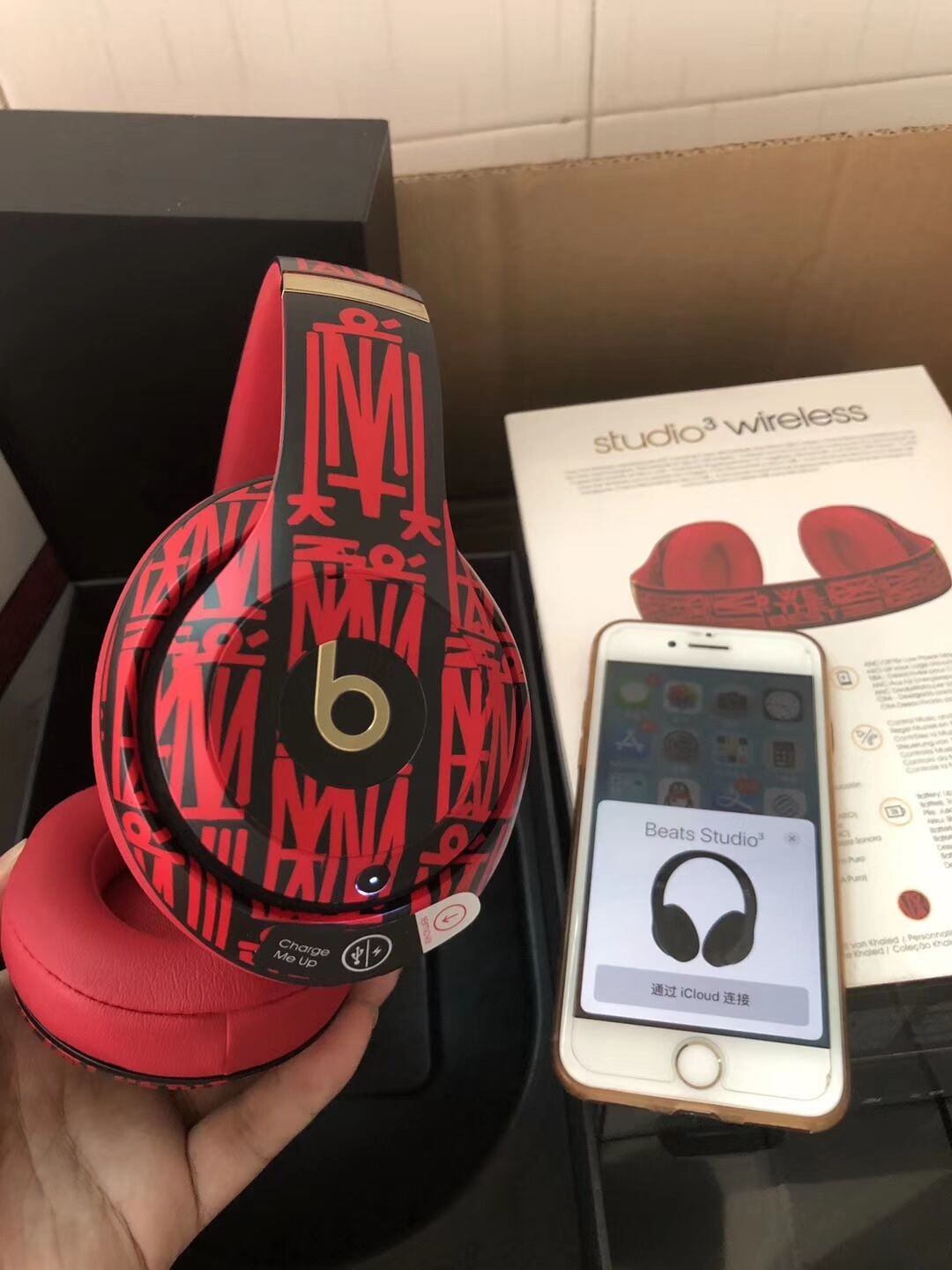 China Beats by Dr. Dre Studio3 Wireless Headphones - DJ Khaled Custom Edition Made in china grgheadsets factory