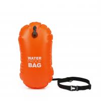 china MOQ 100 pcs Outdoors 20L PVC Inflatable Swim Safety Float Buoy Waterproof Dry Floating Storage Bag