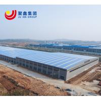 China High Effective Steel Structure Warehouse For Concrete Foundation Area factory