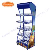 China Modern Candy Chips Rack Bakery Display Basket W980*D500*H1600mm factory