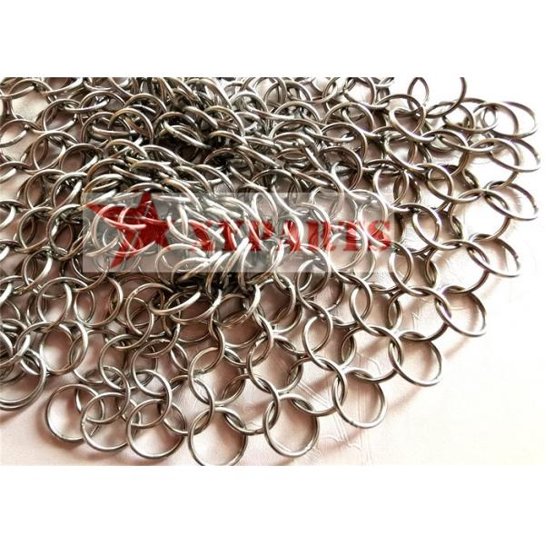 Quality Weld Type Stainless Steel Metal Ring Mesh For Decorativing Building Facades for sale