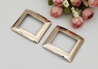 China Mini Size Simple Square Replacement Dance Shoe Buckles For Shoe Accessory factory