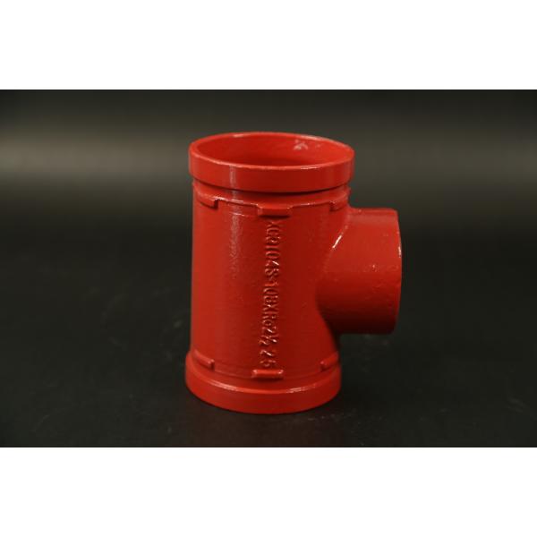 Quality Ductile Iron Thread Tee Fittings 450-12 High Pressure Resistance for sale