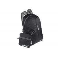 China Black Nylon Foldable Backpack Waterproof Two Way Zip Rucksack factory