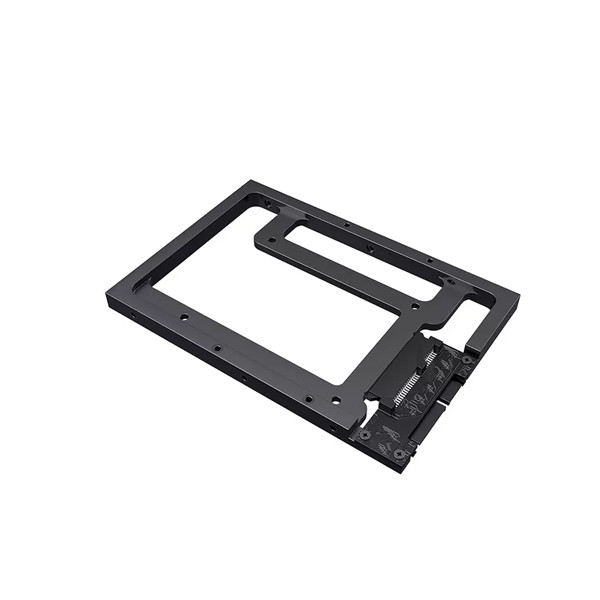 Quality 2.5'' To 3.5'' SSD HDD Hard Drive Mounting Bracket Black Oxidation for sale