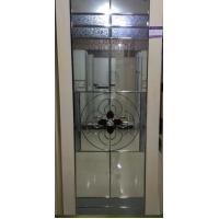 China 1.6M 21MM Decorative Glass For Living Room Triple Glazed Leadlight Door Solid for sale