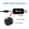 China USB Bluetooth Receiver for Car, Music Streaming Car Kit, Portable Wireless Audio Adapter 3.5mm Aux Cable factory