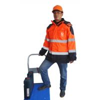 Quality 5 In 1 Industrial Work Jackets / 300D Polyester Waterproof Hi Vis Work Jackets for sale