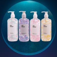 China Hotel Shower Gel Moisturizing Body Wash Petals Blue Marine Collagen Seaweed factory