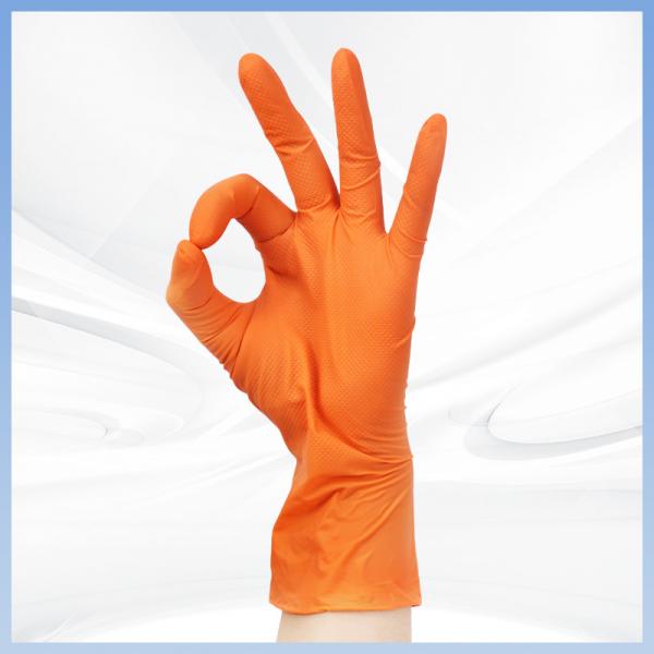 Quality Anti Slip Disposable Nitrile Gloves Heavy Duty 7Mil 8Mil Nitrile Gloves for sale
