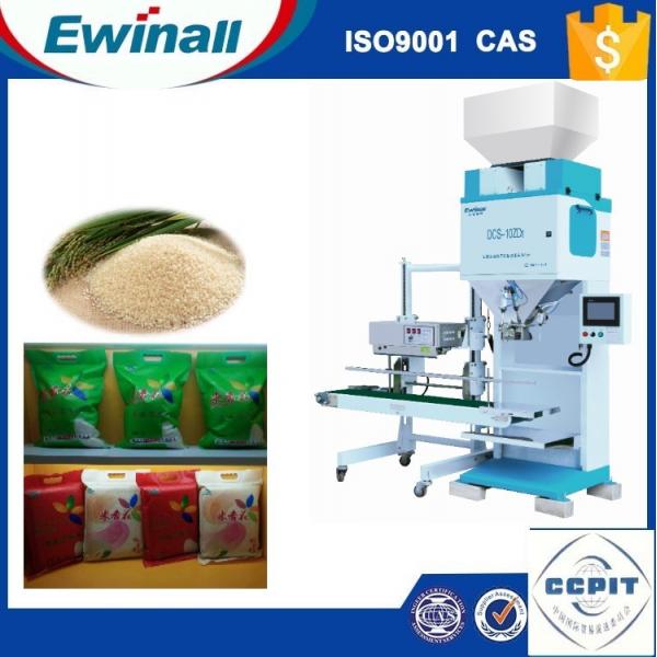 Quality 70.8in 0.7kw Nuts Sunflower Seed Packaging Machine Semi Auto Mini Weighing Filling for sale