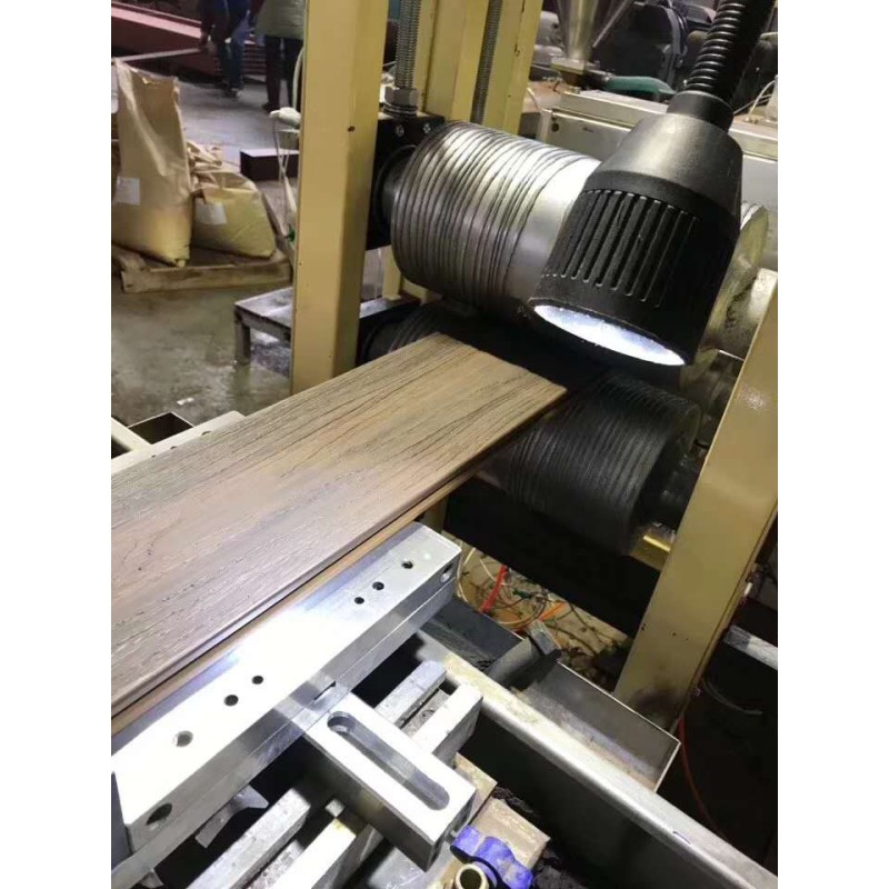 Baluster Making Machine Plastic Molding WPC Profile Machine , WPC Production Line Making ...