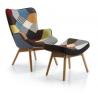 China Modern fabric safo/ modern fabric armchair/part/single sofa/seater/chelini/armchair factory