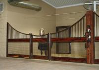 China Outdoor Plywood Board European Horse Stalls Stable Stall Fence Panel With Roof factory