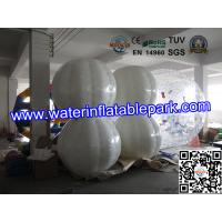 China White 1.0mm  TPU Inflatable Bumper Ball Rental ODM / OEM Available factory