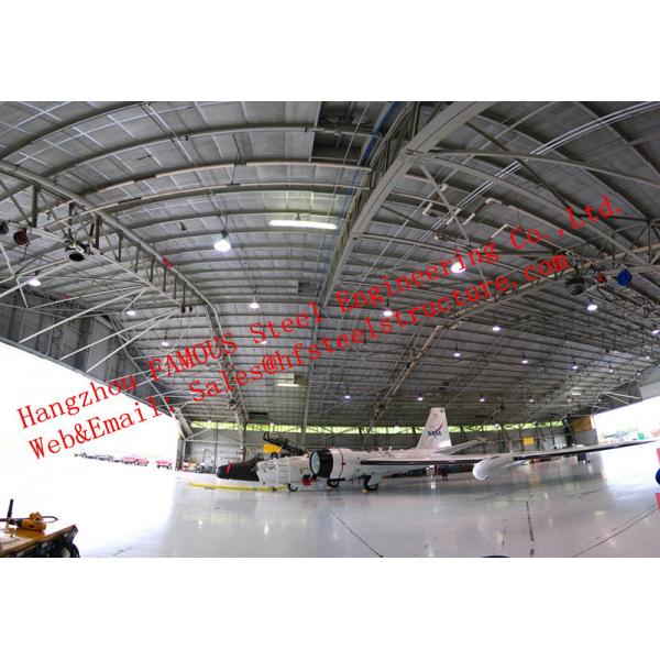 Quality Waterproof Insulated Prefabricated Steel Structure Aircraft Hangar For Private Usage for sale