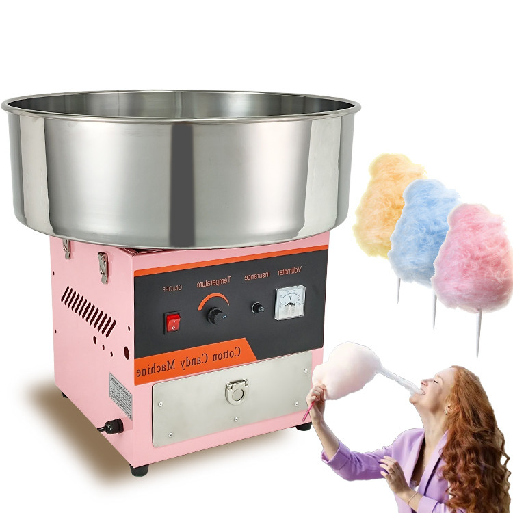 China 10 KG Capacity Electric Cotton Candy Floss Machine for Commercial Snack Production factory