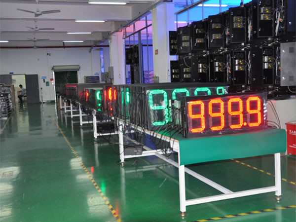 China señal LED para el precio del combustible, high brightness 12