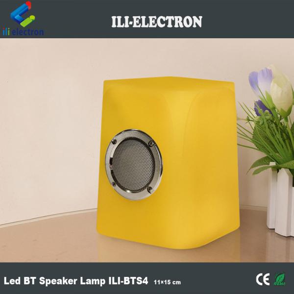 Quality 3D Stereo Plastic LED Light Speakers Wireless Remote Control for sale