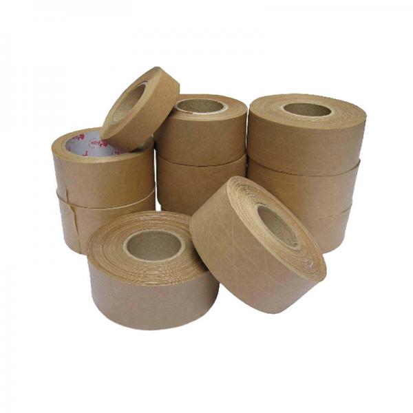 Quality Water Activated Kraft Gummed Paper Tape For Carton Sealing for sale