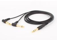 China Microphone Video Stereo Audio Cable / Mono Jack Cable Copper Conductor factory