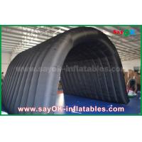China Air Inflatable Tent Black 210D Oxford Tunnel Inflatable Camping Tent For Outdoor Activity factory