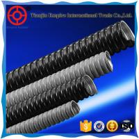 China 1 inch black double buckle type anti-ultraviolet PVC Coated Flexible Conduit metal hose factory