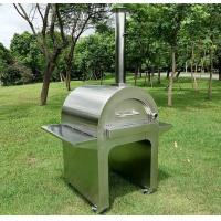 China CE Stainless Steel Wood Pizza Oven 30mm Thick Stainless Steel Wood Oven factory