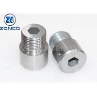China Raw Material Cemented Carbide Threaded Nozzle For Water Cooling And Drilling for sale