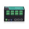 China 8 Serial Ports Modbus Ethernet Gateway With IP30 Protection Housing factory