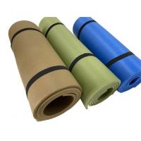 China Unisex Yoga Exercise Mat Thick Non Slip Fitness Mats With Elastic Strap factory