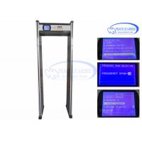 China Door Metal Detector Walk Through Gates For Foreign Objects , Airport Security Walkthrough Gate With Audio Alarm for sale