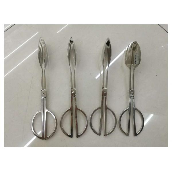 Quality 10'' Scissor Salad Tong 18-8 Stainless Steel, L=250MM, Commercial Buffet Supplies for sale