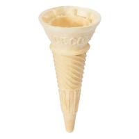 China 110 Mm Length Small Flavored Wafer Cone / Sugar Ice Cream Cone factory
