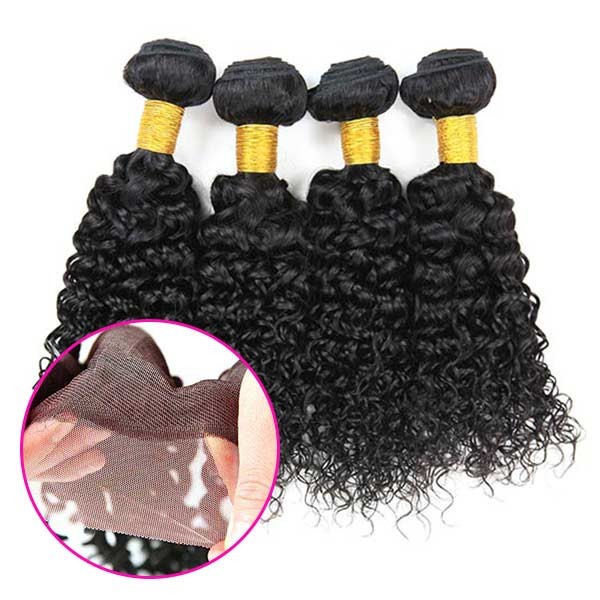Quality 8A Virgin Malaysian Remy Deep Curly Human Hair Weave No Synthetic Hair for sale