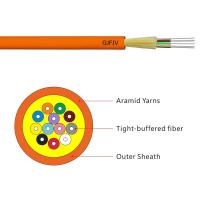 China Indoor LSZH Optical Cable 4-Core 6-Core 8-Core 12-Core 24-Core 48-Core Single Mode Optical Fiber Cable GJFJV factory