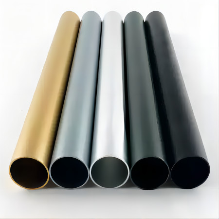 Quality ASTM 6063 T5 Anodized Aluminum Tube Round Aluminum Alloy Pipe Customized Surface for sale