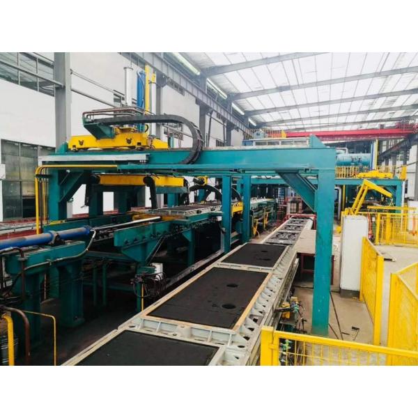 Quality 380V Automatic Static Pressure Moulding Line Machine Mould Plate With High Rate Of Utilization for sale