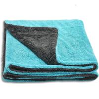China Customized Color Spun-place Technology Microfiber Plush Twist Towels for Car Seat Drying factory