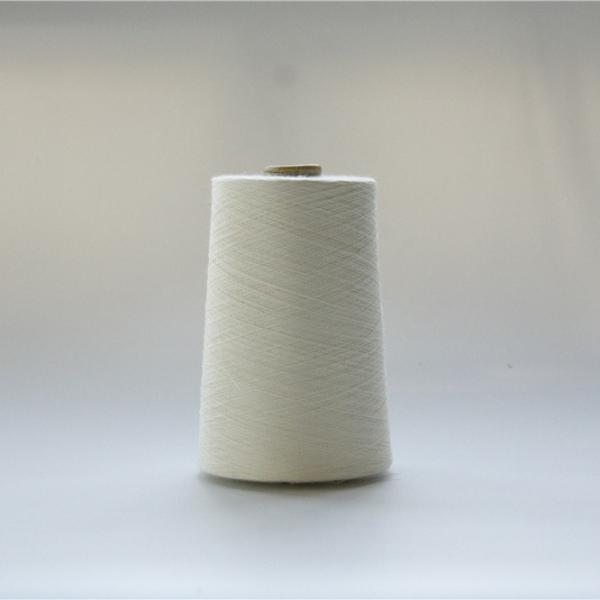 Quality 30/2 Raw White Color 100% Meta Aramid Spun Yarn Fire Retardant for sale