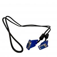 China Male To Male 15 Pin VGA Audio Cable HD Computer Monitor VGA Cable 1.5m Length factory
