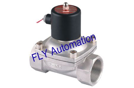 Quality 24V 50mm Orifice Unid,CKD 2 Way Stainless Steel Water Solenoid Valves 2S500-50 for sale