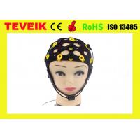 China Separating EEG hat, silver chloride electrode,20 leads eeg electrode cap for EEG machine factory