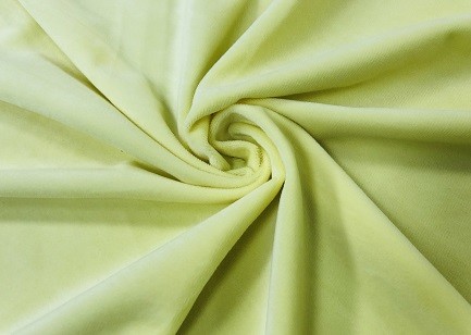 Quality 210GSM 100% Polyester Microfiber Velvet Fabric for Accessories- Cream for sale