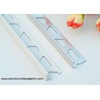 China High End Aluminium Floor Trims L Shaped Angle 10mm Inside Height For Tile Edging factory